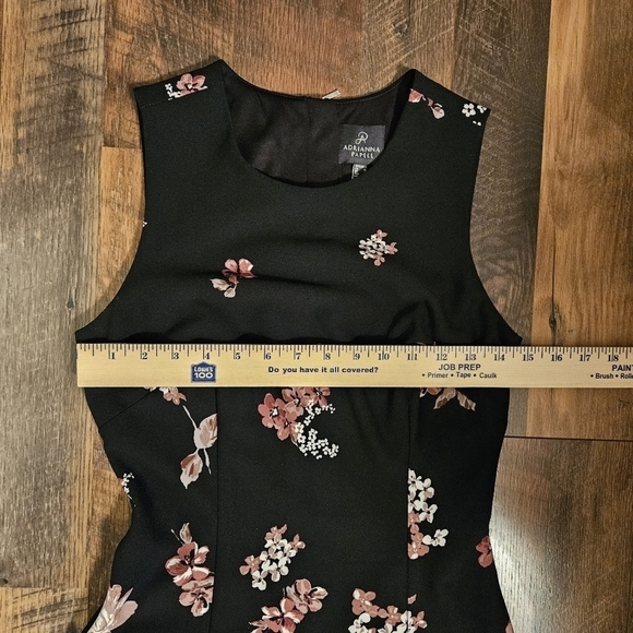 Adrianna Papell Sleeveless Floral Dress Size 4 - Picture 10 of 11